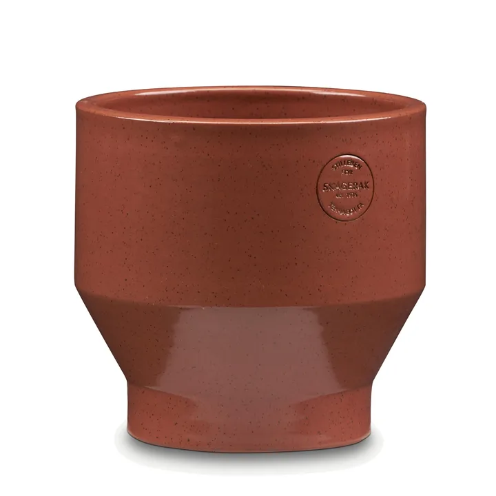 Edge urtepotte (indendørs) Ø18 cm - burned red (rød) - Fritz Hansen