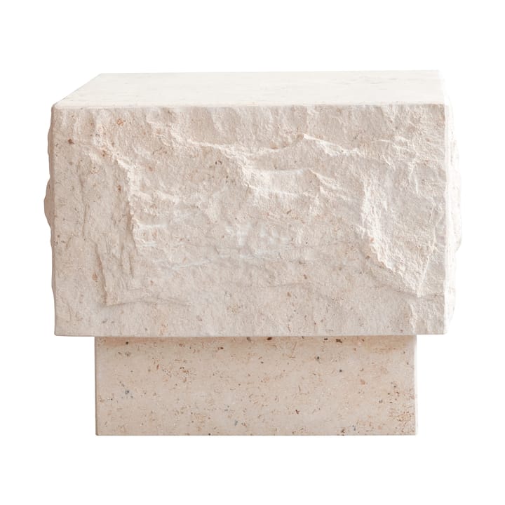 Temple sidebord low 42x40 cm - Limestone - 101 Copenhagen