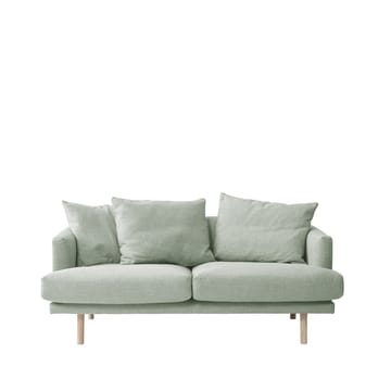 Sjövik 2,5-personers sofa - Bern 0345 green, hvidolierede ben i eg - 1898