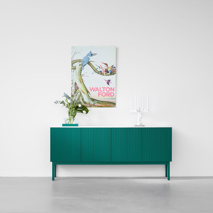 Beam sideboard, lysegrå, sokkel i olieret eg A2