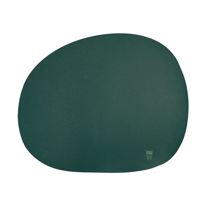 Raw dækkeserviet 41 x 33,5 cm - Mørkegrøn - Aida