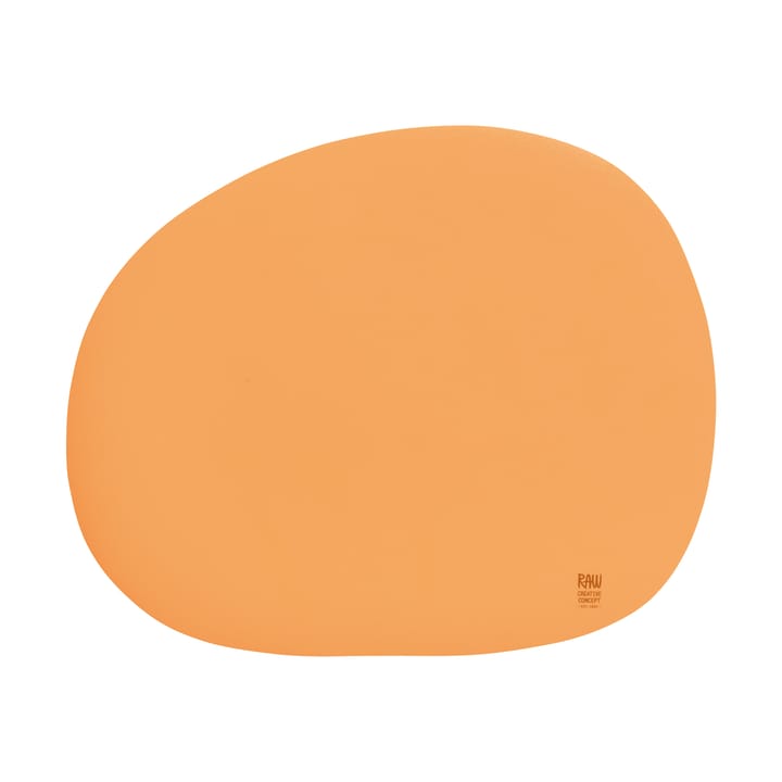 Raw dækkeserviet 41 x 33,5 cm - Pumpkin yellow - Aida
