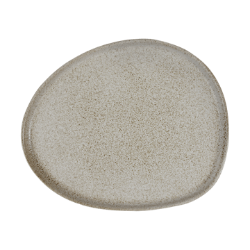 Raw Organic frokosttallerken 24x21 cm - Sandy beige - Aida