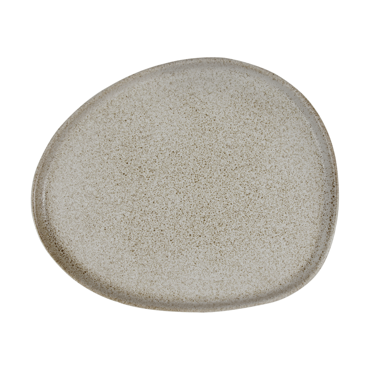 Raw Organic frokosttallerken 24x21 cm, Sandy beige Aida