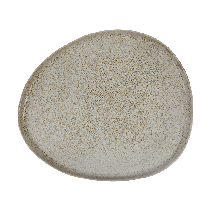 Raw Organic tallerken 29x25 cm - Sandy beige - Aida