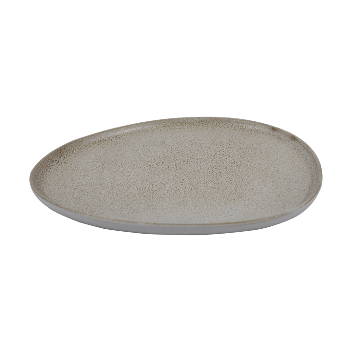 Raw Organic tallerken 29x25 cm, Sandy beige Aida