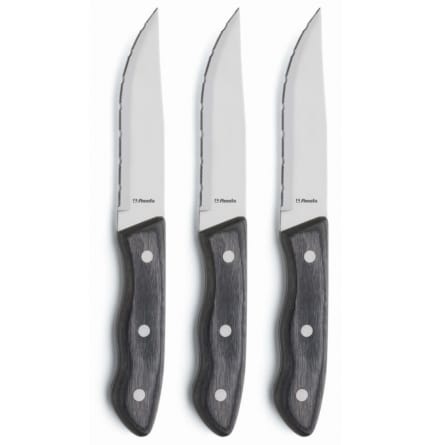 Hercule grillkniv XXL 3-pak - Sort - Amefa