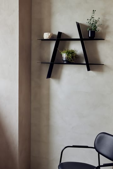 A-Shelf væghylde Large 78x12x67 cm - Black - Andersen Furniture