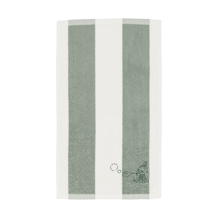 Mumi håndklæde 30x50 cm - Lille My grøn-hvid - Arabia