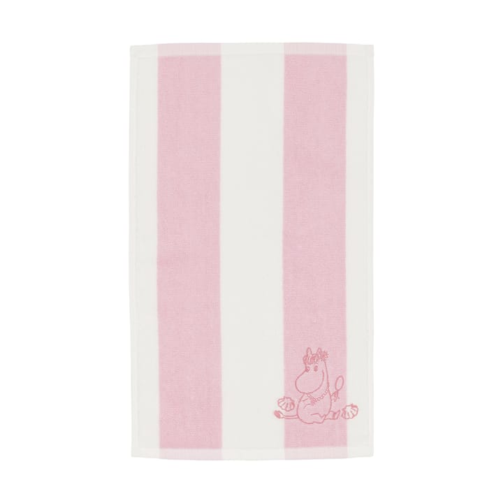 Mumi håndklæde 30x50 cm - Sneglehus lyserød-hvid - Arabia