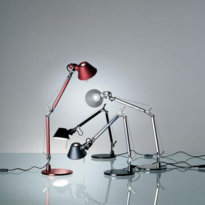 Tolomeo micro bordlampe, aluminium blank Artemide