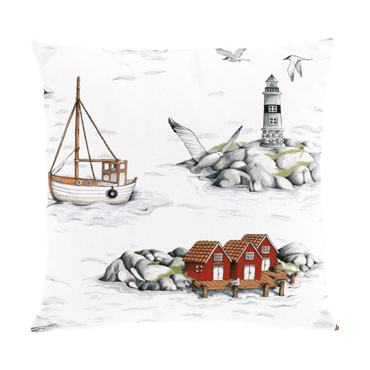 Fiskeskär pudebetræk 47x47 cm - Hvid - Arvidssons Textil