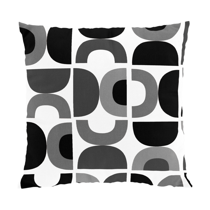 Spiraldans pudebetræk 47x47 cm - Grå - Arvidssons Textil