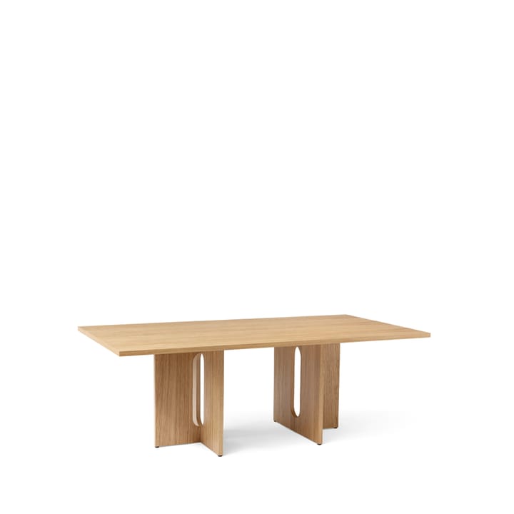 Androgyne Rectangular spisebord, natural oak, 210x109 cm Audo Copenhagen