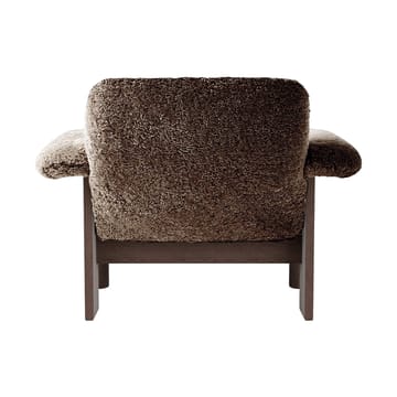 Brasilia lænestol low back - Dark oak-Sahara sheepskin curly - Audo Copenhagen