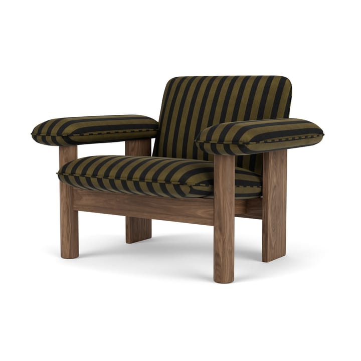 Brasilia lænestol low back, Walnut-Cabanon Soft FCL7029-04 Audo Copenhagen