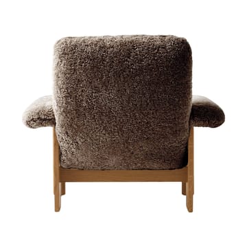 Brasilia lænestol - Natural oak-Sahara sheepskin curly - Audo Copenhagen