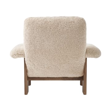 Brasilia lænestol - Walnut-Nature sheepskin curly - Audo Copenhagen