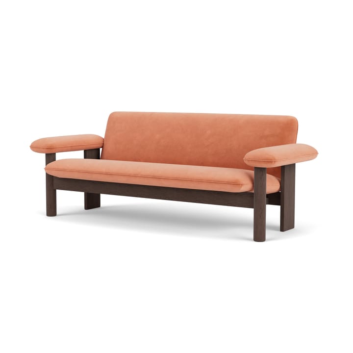 Brasilia sofa 2-personers - Dark oak-Avalon 012 - Audo Copenhagen