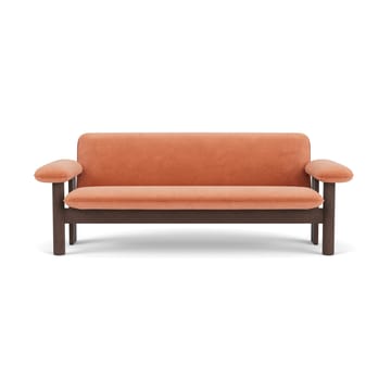 Brasilia sofa 2-personers - Dark oak-Avalon 012 - Audo Copenhagen