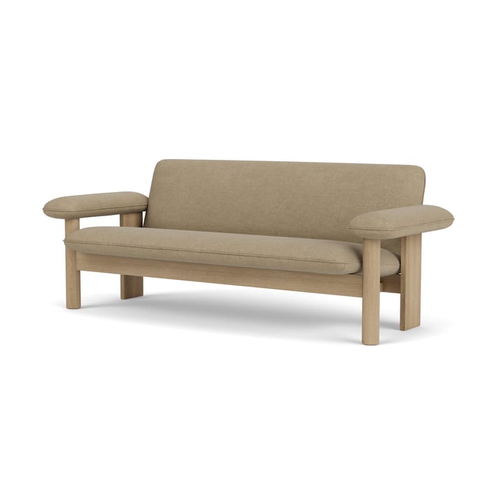 Brasilia sofa 2-personers - Natural oak-Audo Bouclé 02 - Audo Copenhagen