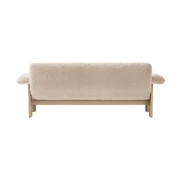 Brasilia sofa 2-personers - Natural oak-Nature sheepskin curly - Audo Copenhagen