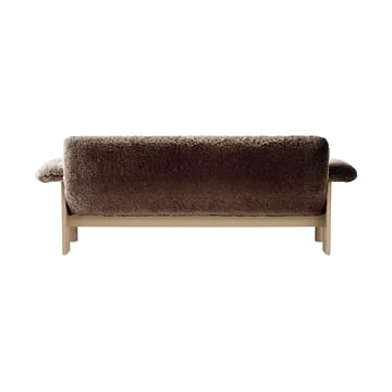 Brasilia sofa 2-personers - Natural oak-Sahara sheepskin curly - Audo Copenhagen