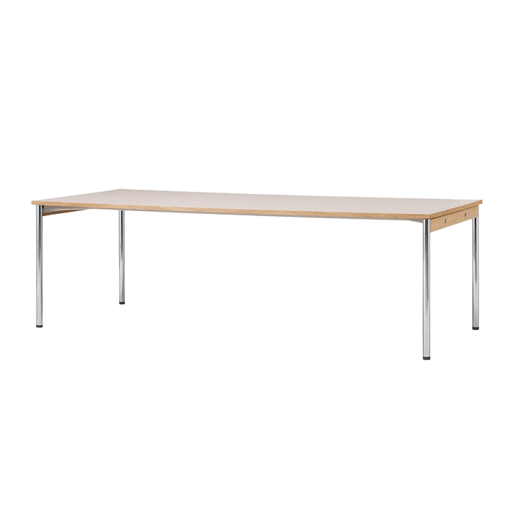 Co Table konferencebord 240x100cm - Chrome, laminate creme - Audo Copenhagen