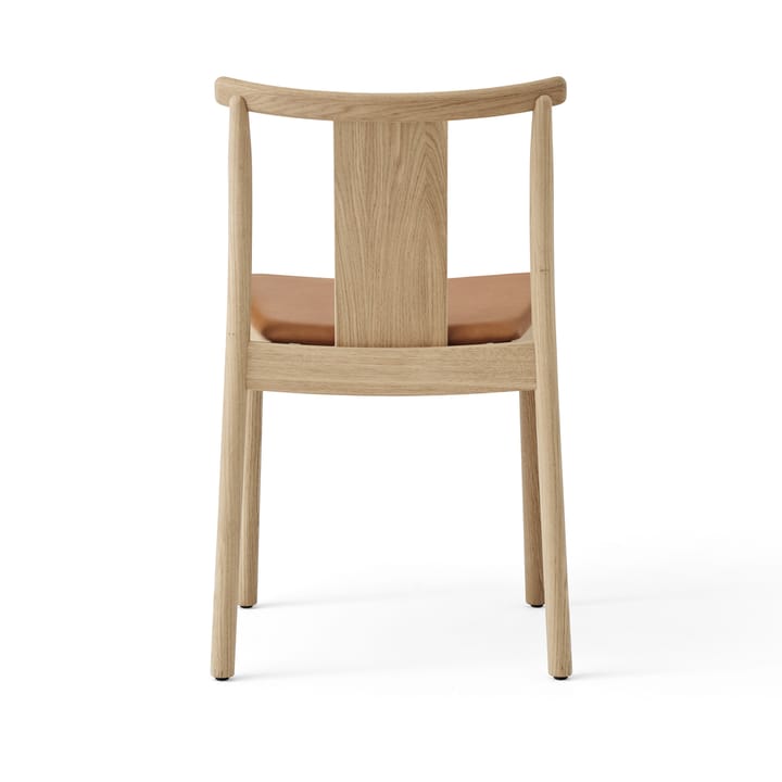 Merkur stol med hynde, Oak/Dakar 0250 cognac Audo Copenhagen