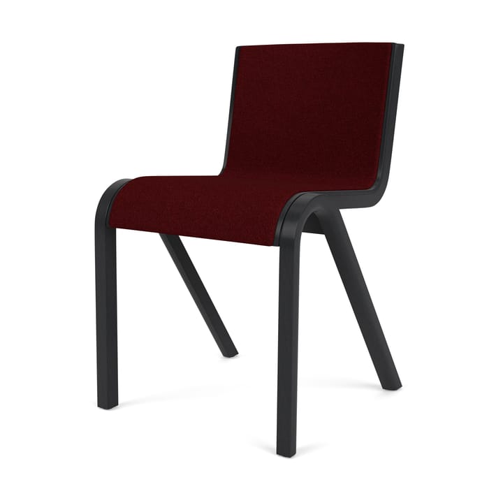 Ready betrukket stol - Black oak-Baru 0570 Red - Audo Copenhagen