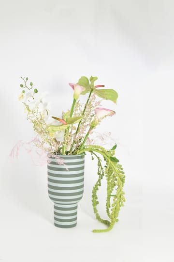 Varia vase 30 cm - Dusty green-forest - AYTM