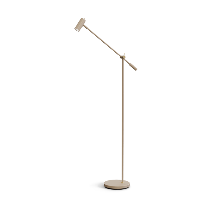 Cato gulvlampe 134 cm, Nougat-messing Belid