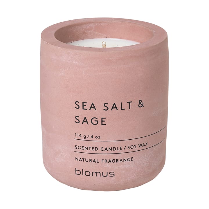 Fraga duftlys 24 timer - Sea salt & Sage-Withered Rose - blomus