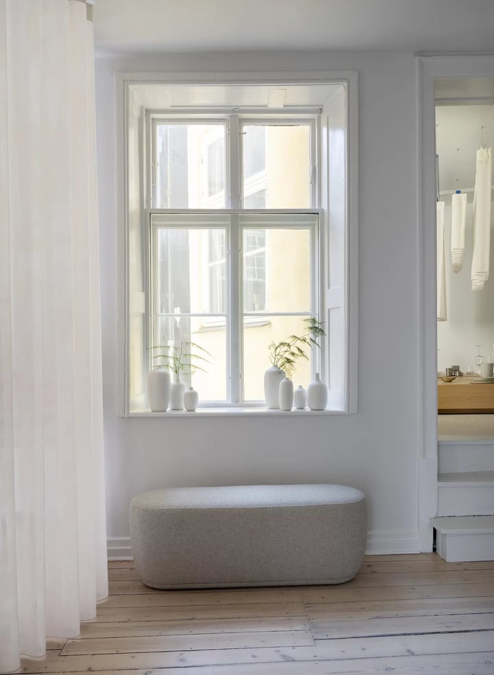 Kuon bænk, Boucla beige blomus