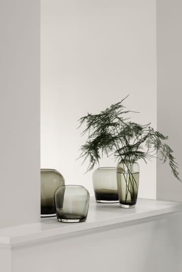 Leta vase 17 cm - Smoke - blomus