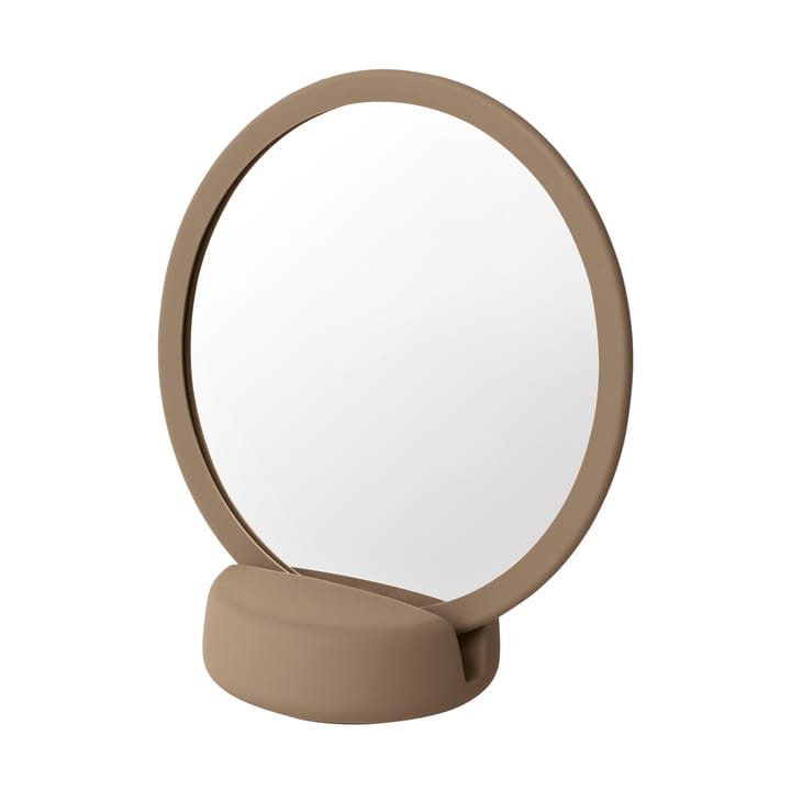 Sono Vanity spejl keramik Ø17 cm - Beige - Blomus