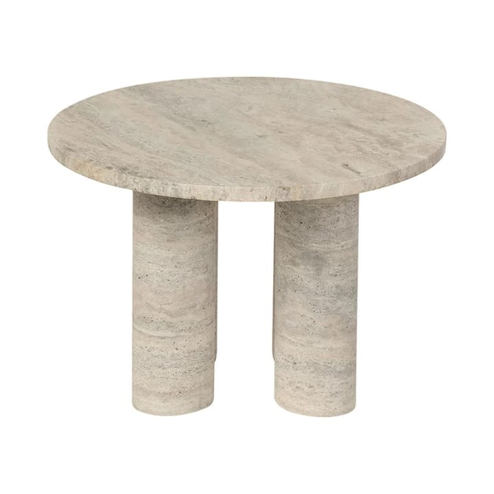 Volos sidebord S Ø52 cm, Travertine blomus