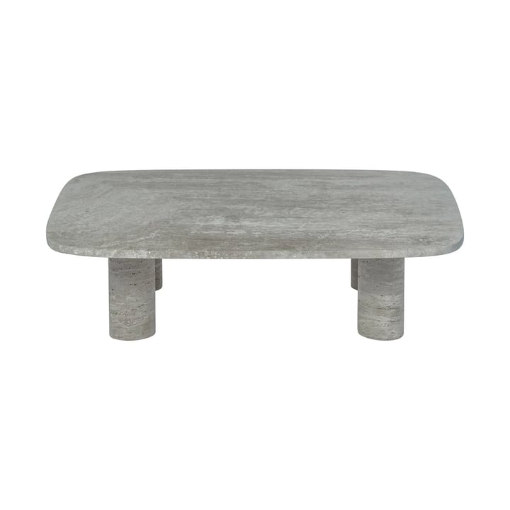 Volos sofabord L 100x70 cm, Silver Travertine blomus