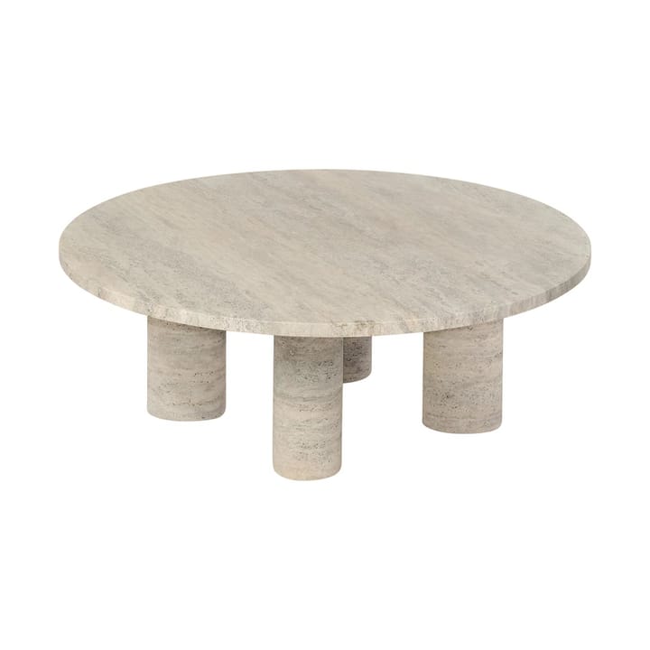 Volos sofabord L Ø75 cm - Travertine - Blomus