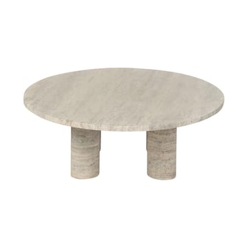 Volos sofabord L Ø75 cm - Travertine - blomus