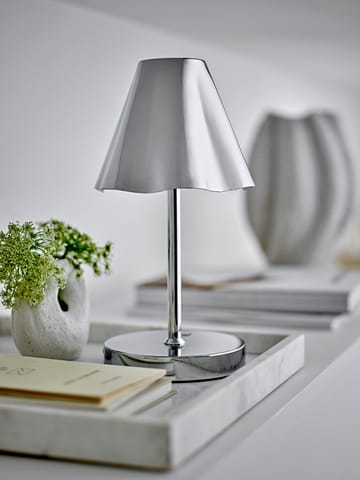 Lianna bærbar bordlampe 28 cm - Sølv - Bloomingville