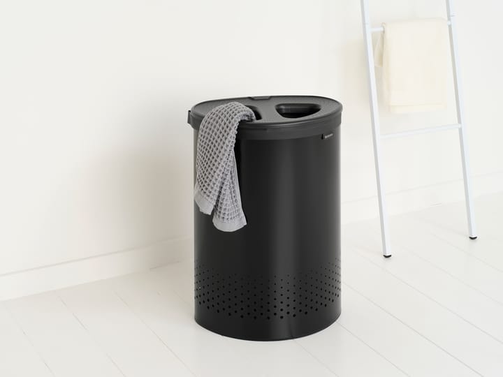 Brabantia vasketøjskurv selector 55 L, Mat sort Brabantia