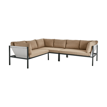 Allie hjørnesofa - Barley-anthracite - Brafab