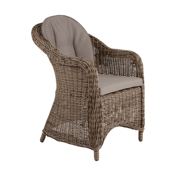 Kamomill armstol med siddepude - Natur-beige - Brafab