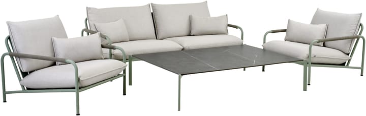 Lerberget 2,5-personers sofa, Grøn-ask Brafab