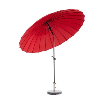 Shanghai parasol - Rød - Brafab