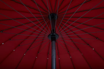 Shanghai parasol - Rød - Brafab