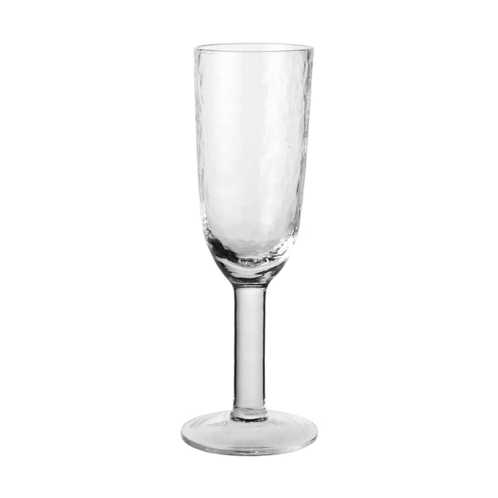 Hammered champagneglas 20 cl - Klar - Broste Copenhagen