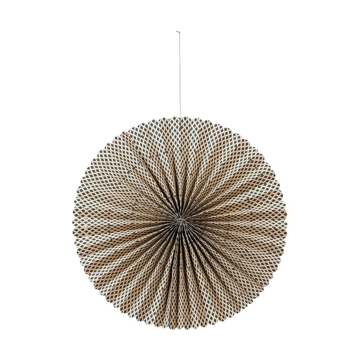 Stella rosette adventsstjerne M Ø43 cm - Forest green-natural - Broste Copenhagen