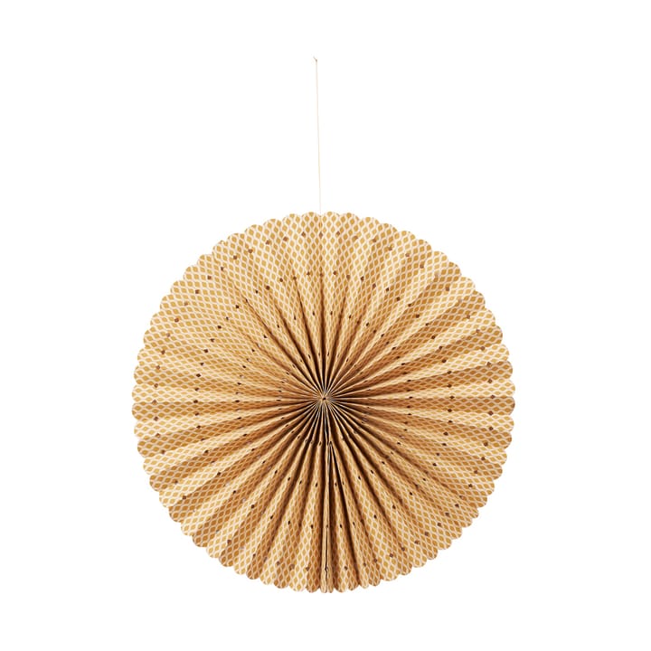 Stella rosette adventsstjerne M Ø43 cm - Harvest gold-natural - Broste Copenhagen